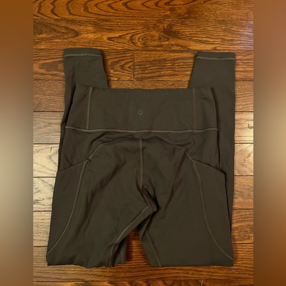 Athleta Womens Brown Mocha All in Tight Full Length Leggings with Pockets Size S - Picture 7 of 9